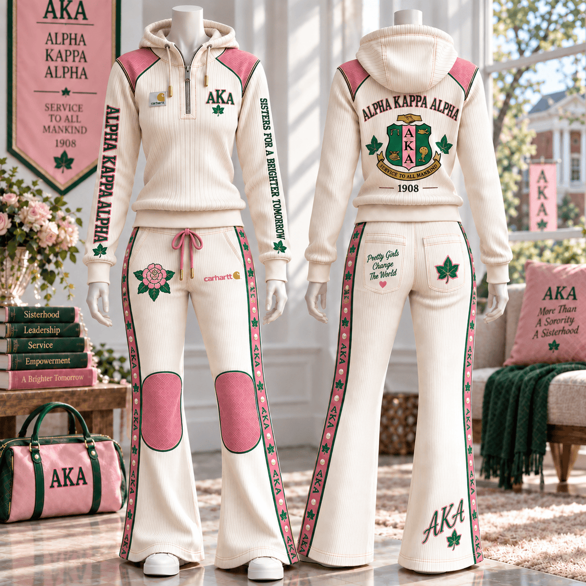 AKA Premium Heritage Half-Zip Flare Set NTNA