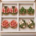 AKA Sculpted Button Jewelry Set NTKO