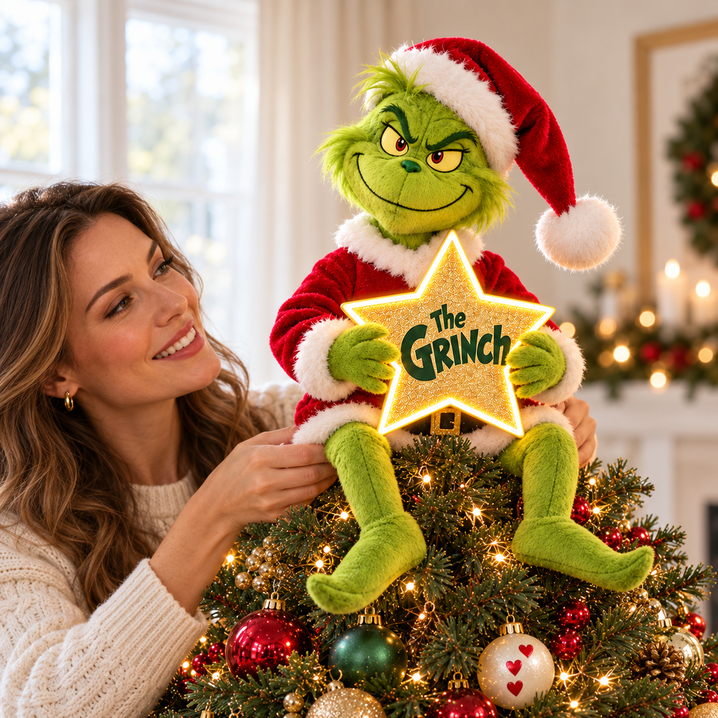 TGR ILLUMINATED CHRISTMAS TREE TOPPER HQH