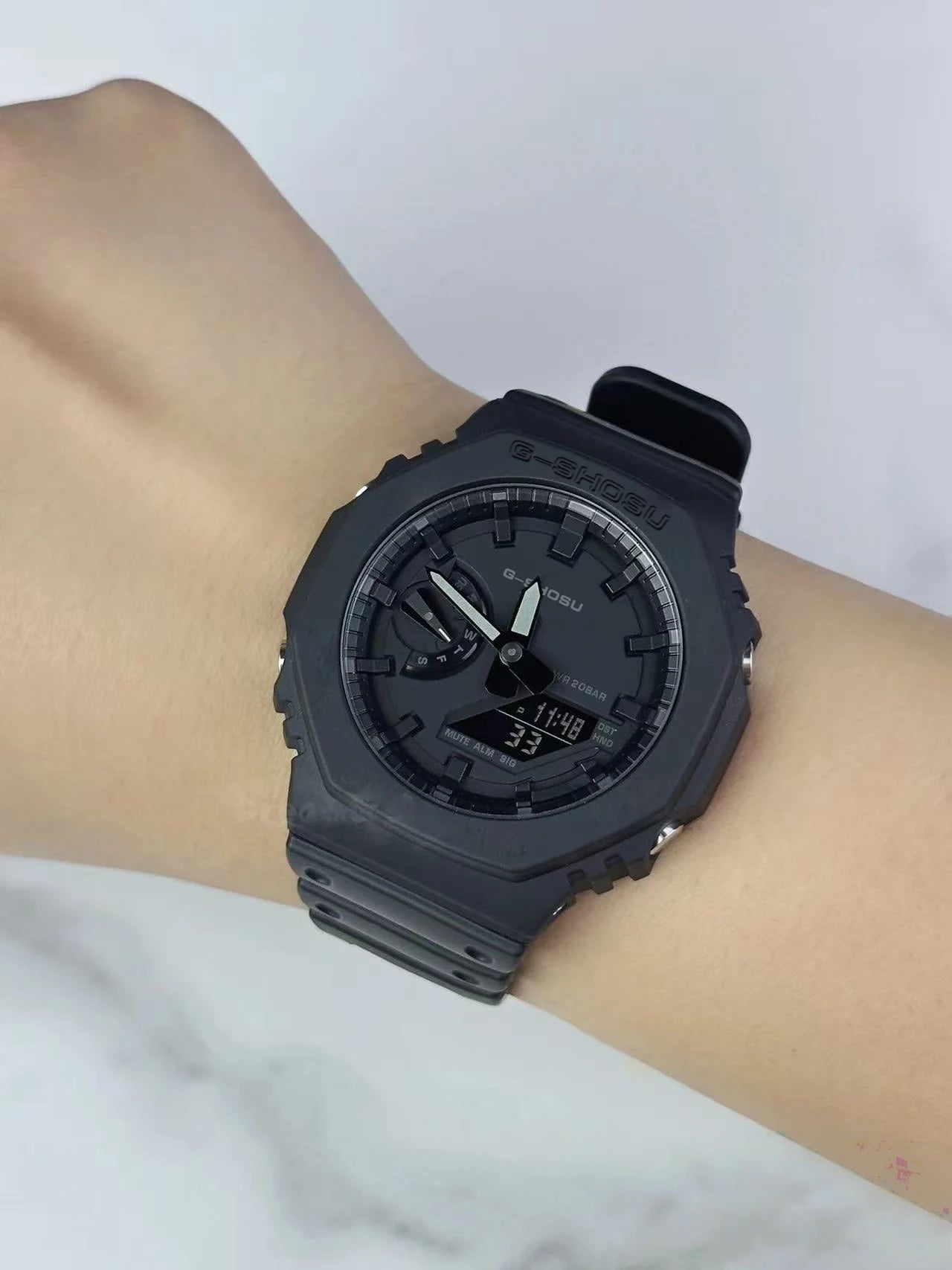 Unisex Sports Digital Watch with World Time, Full Features, and Dual LED Display – Oak Series