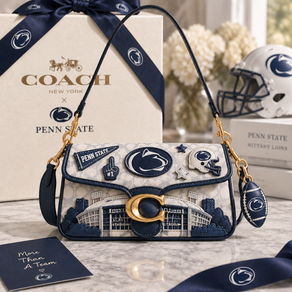 Penn State Nittany Lions Coach Shoulder Cross With Charm